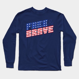 Free and Brave Long Sleeve T-Shirt